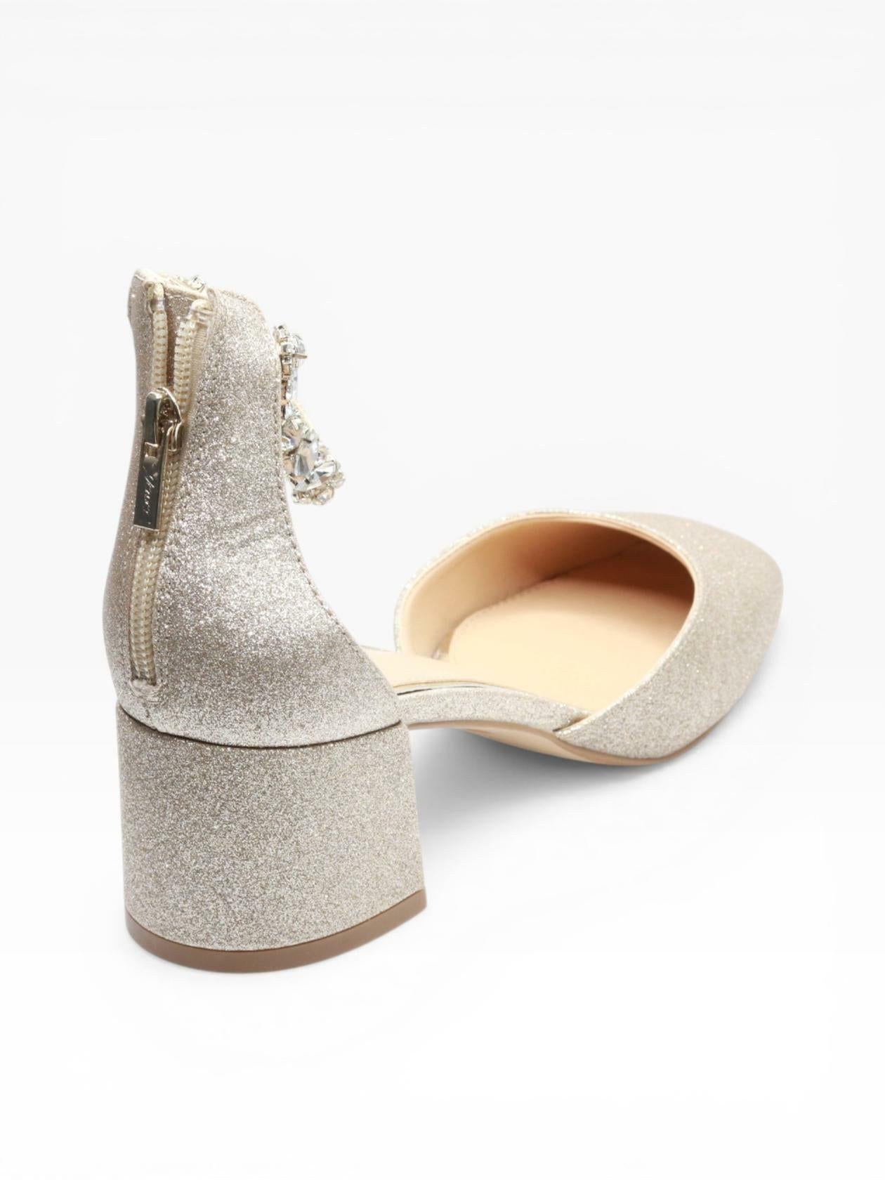 Jewel Badgley Mischka Cathleen Block Heel 7.5