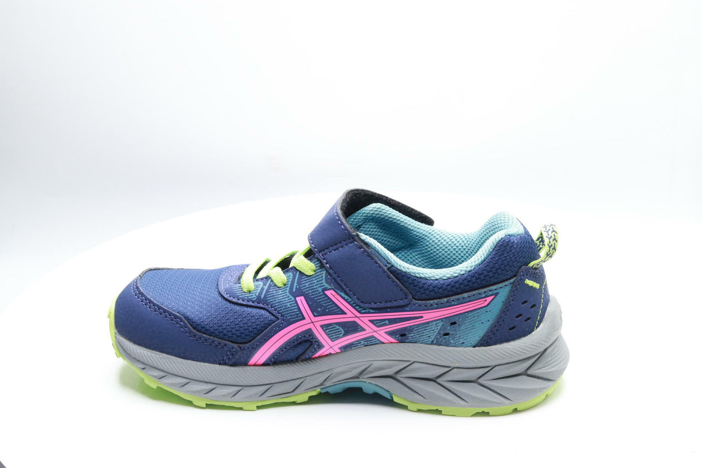 Asics Pre Venture 9 PS Small Youth Girls Size 1.5 Sneakers Blue/Pink