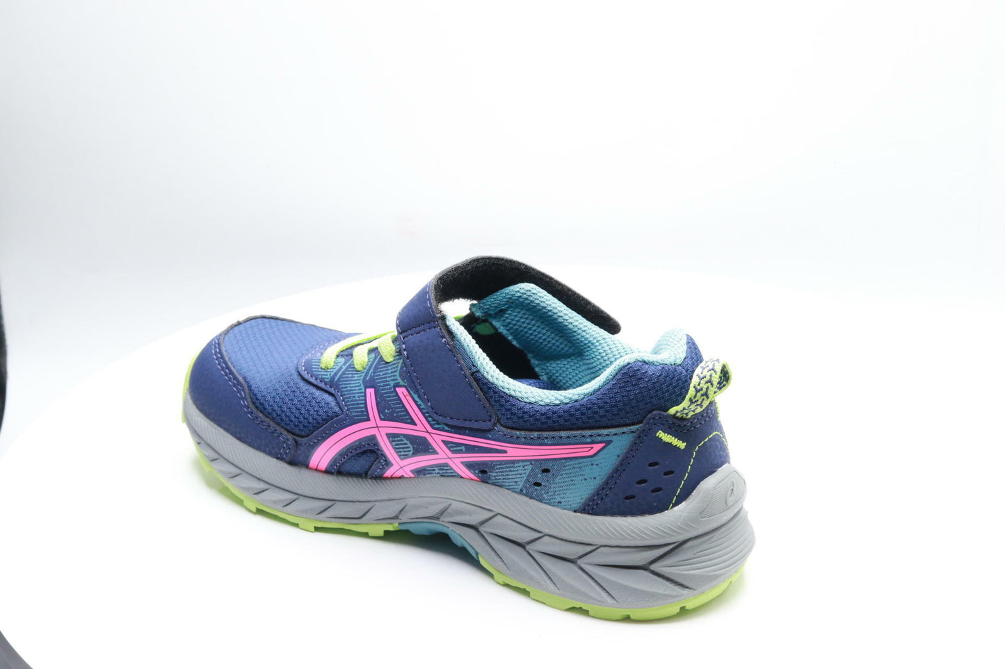 Asics Pre Venture 9 PS Small Youth Girls Size 1.5 Sneakers Blue/Pink