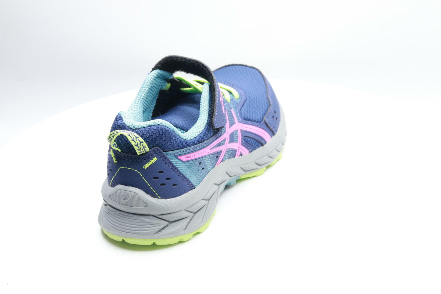 Asics Pre Venture 9 PS Small Youth Girls Size 1.5 Sneakers Blue/Pink