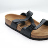 Birkenstock Womens Salina Black Birko-Flor Sandals 38 EU M