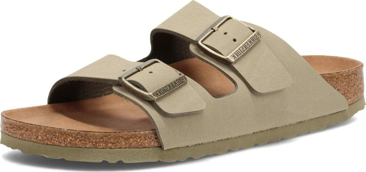 Birkenstock Arizona Sandals Vegan Faded Khaki Birkibuc N 39 N EU 8