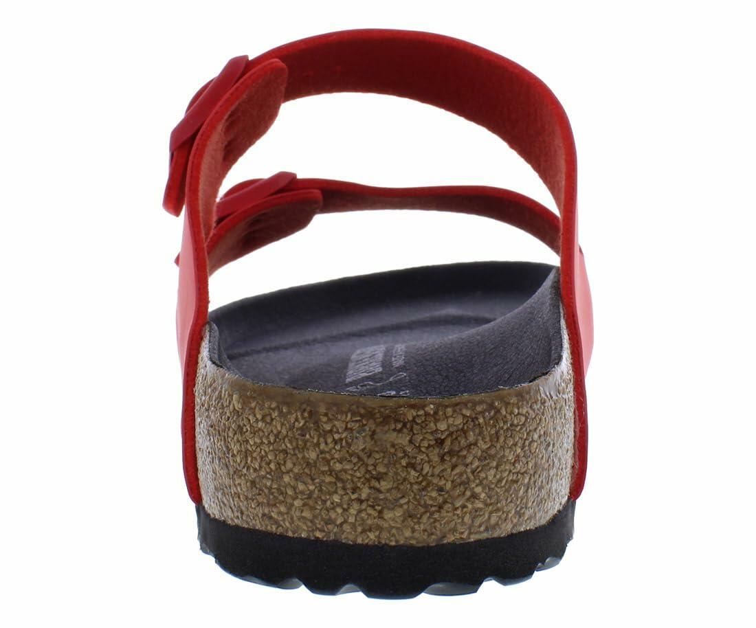 Birkenstock Arizona Bs Unisex Shoes Size 10, Color: Poppy-Sunlight Red