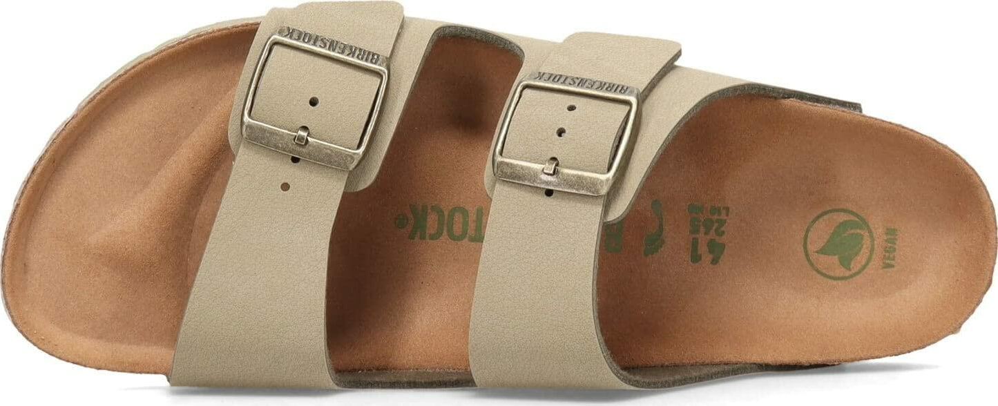 Birkenstock Arizona Sandals Vegan Faded Khaki Birkibuc N 39 N EU 8