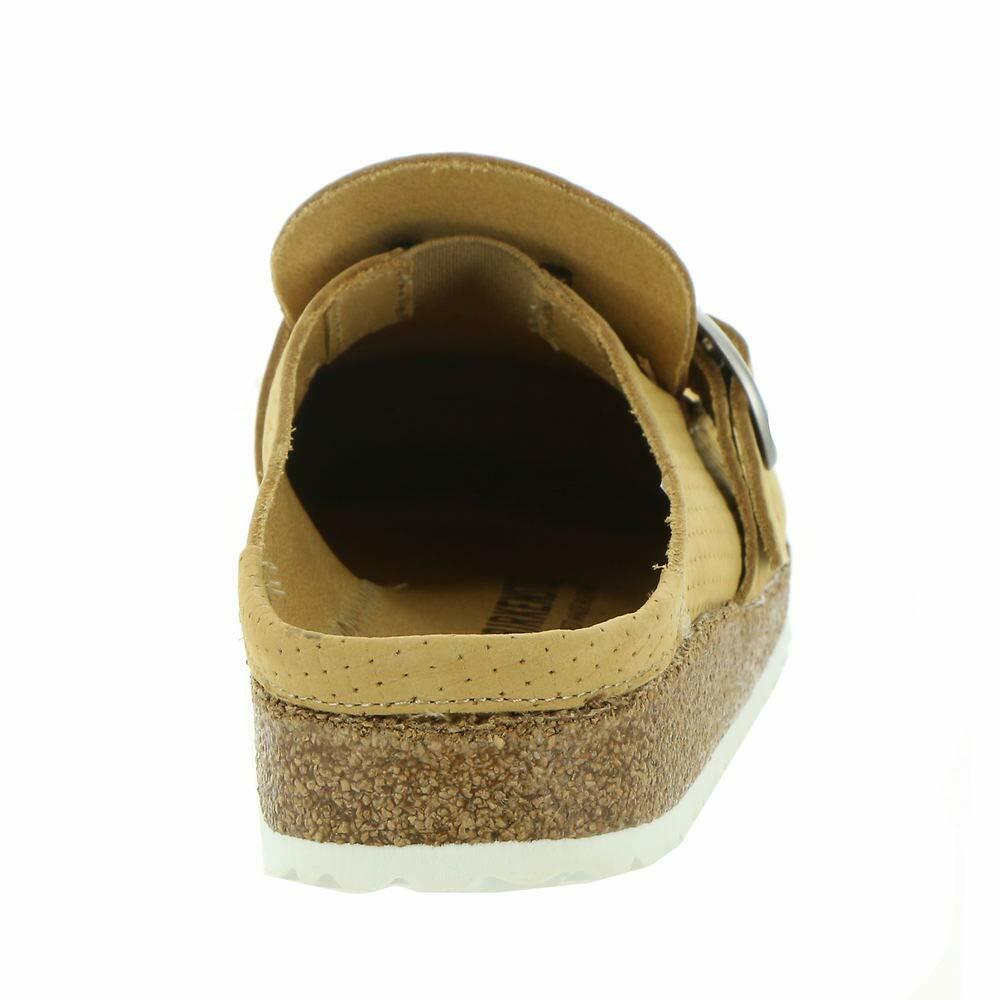Birkenstock Buckley Embossed Latte Cream Nubuck EU 36 (US Women's 5-5.5) Narrow