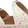 Birkenstock Sydney Vegan Watercolor Flower White Birko-Flor™ EU 39 (US Women's 8-8.5) Narrow