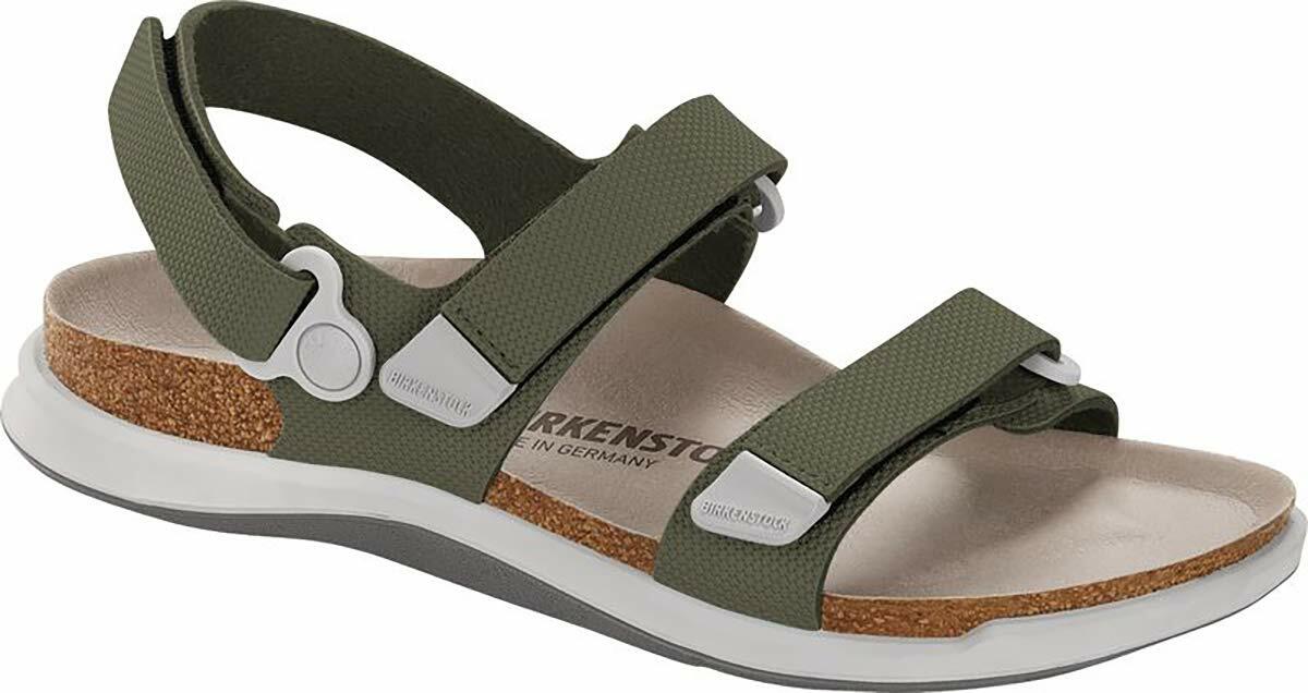 Birkenstock Womens Kalahari Khaki Birko-flor 40 N EU Women's 9-9.5 US