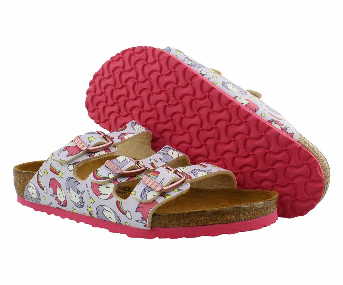 Birkenstock Kids Girl's Florida (Toddler/Little Kid/Big Kid) Unicorn Pink Birko-Flor 30 (US 12-12.5 Little Kid) Narrow