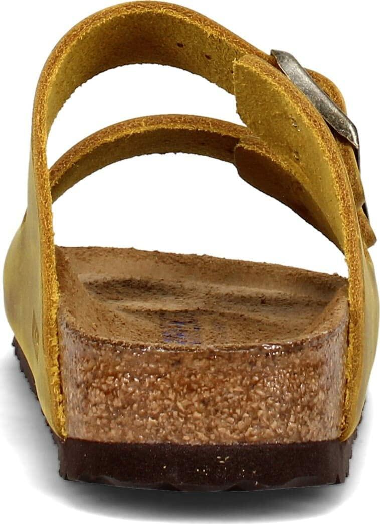 Birkenstock Women's Arizona SFB Oiled Leather Ochre 38 N