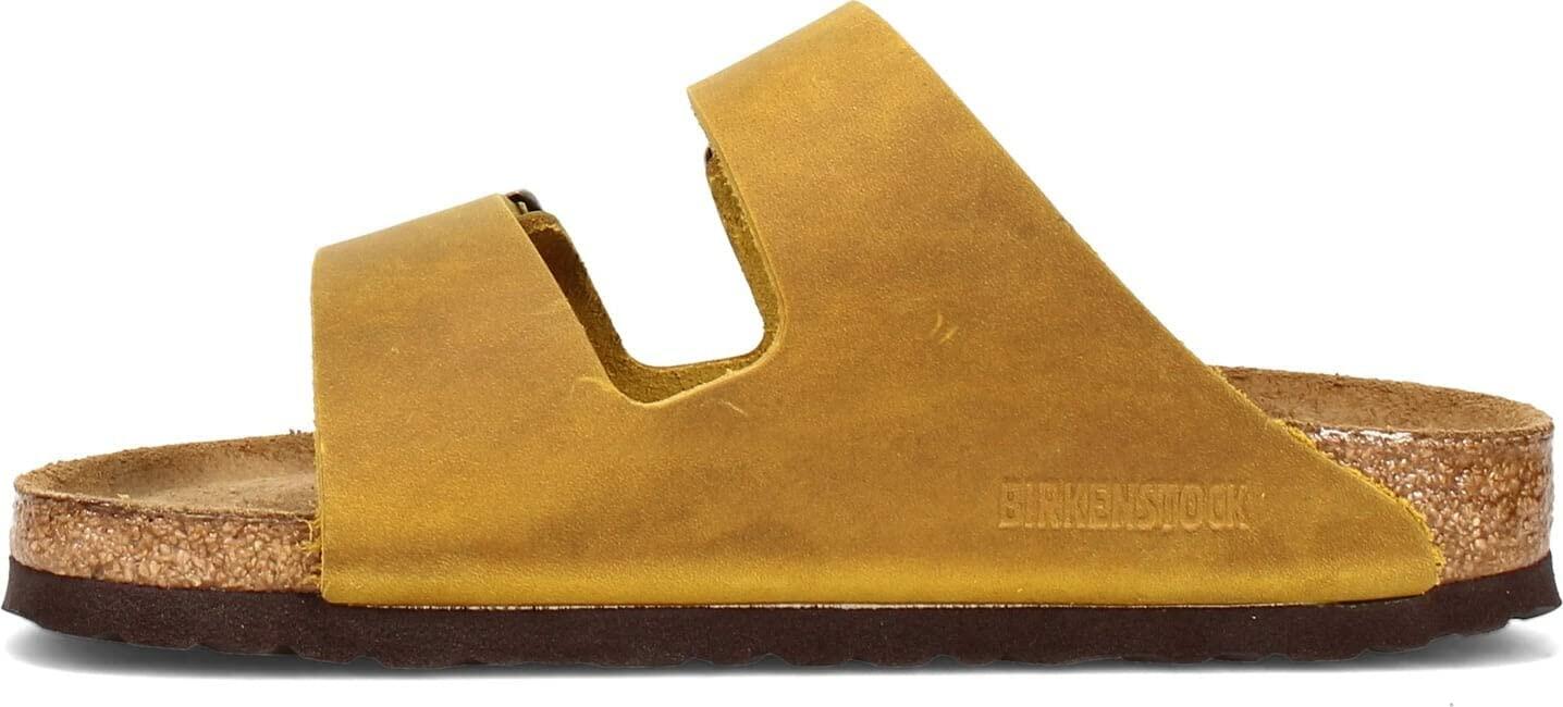 Birkenstock Women's Arizona SFB Oiled Leather Ochre 38 N