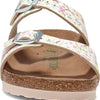 Birkenstock Sydney Vegan Watercolor Flower White Birko-Flor™ EU 39 (US Women's 8-8.5) Narrow