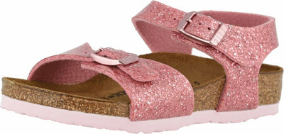 Birkenstock Kids' Rio 34 Narrow Cosmic Sprkl Rose BF