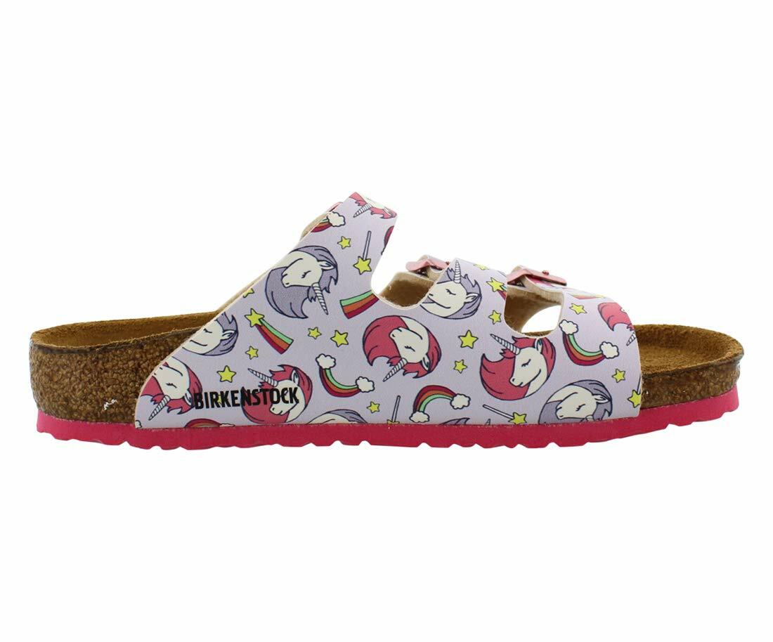 Birkenstock Kids Girl's Florida (Toddler/Little Kid/Big Kid) Unicorn Pink Birko-Flor 30 (US 12-12.5 Little Kid) Narrow