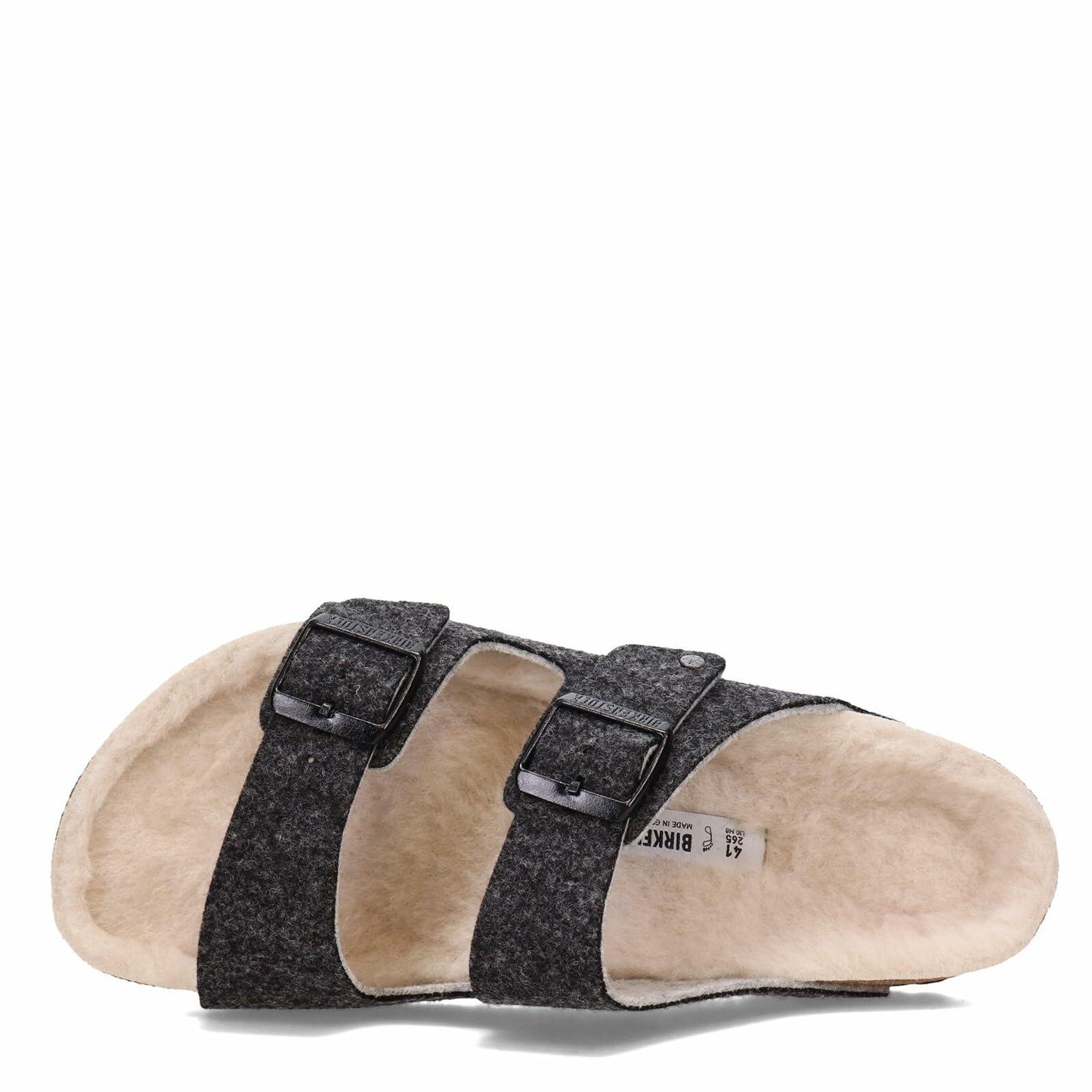 Birkenstock Men's, Arizona Wool Sandal - Regular Width Anthracite 43 M 10