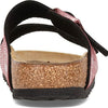 Birkenstock Women's, Arizona Birkoflor Slide Sandal - Narrow Width Maroon 37 M 6