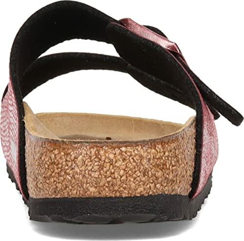 Birkenstock Women's, Arizona Birkoflor Slide Sandal - Narrow Width Maroon 37 M 6