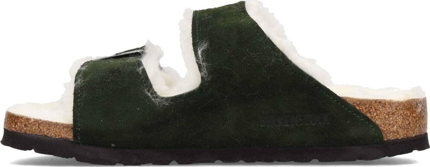 Birkenstock Womens, Arizona Shearling Lined Sandal - Narrow Width Mountain View 38 M, 7