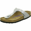 Birkenstock Womens Gizeh Magic Galaxy Beach Glitter Open Toe Sandals - Silver - 5