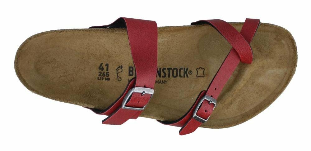 Birkenstock Mayari Bordeaux Birko-Flor Pull Up 36 (US Women's 5-5.5) Regular