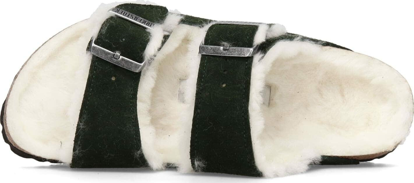 Birkenstock Womens, Arizona Shearling Lined Sandal - Narrow Width Mountain View 38 M, 7