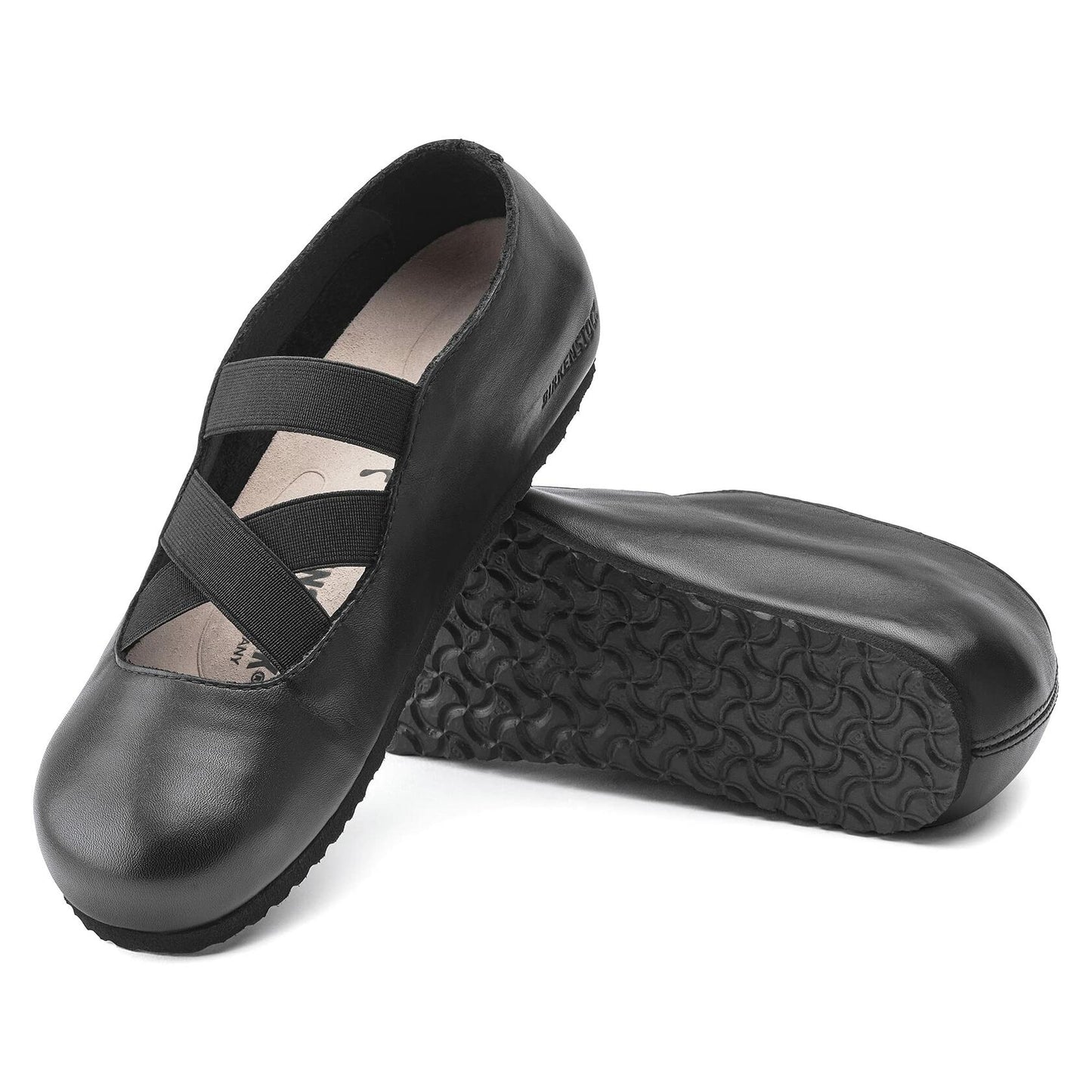 Birkenstock New Women's Santa Ana Ballet Flat Black Leather 36 N