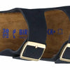 Birkenstock Unisex Arizona Navy Suede Sandals - 9-9.5 2A(N) US Women/7-7.5 2A(N) US Men