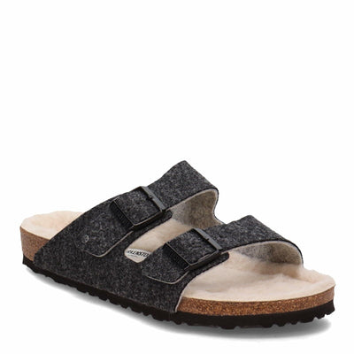 Birkenstock Men's, Arizona Wool Sandal - Regular Width Anthracite 43 M 10