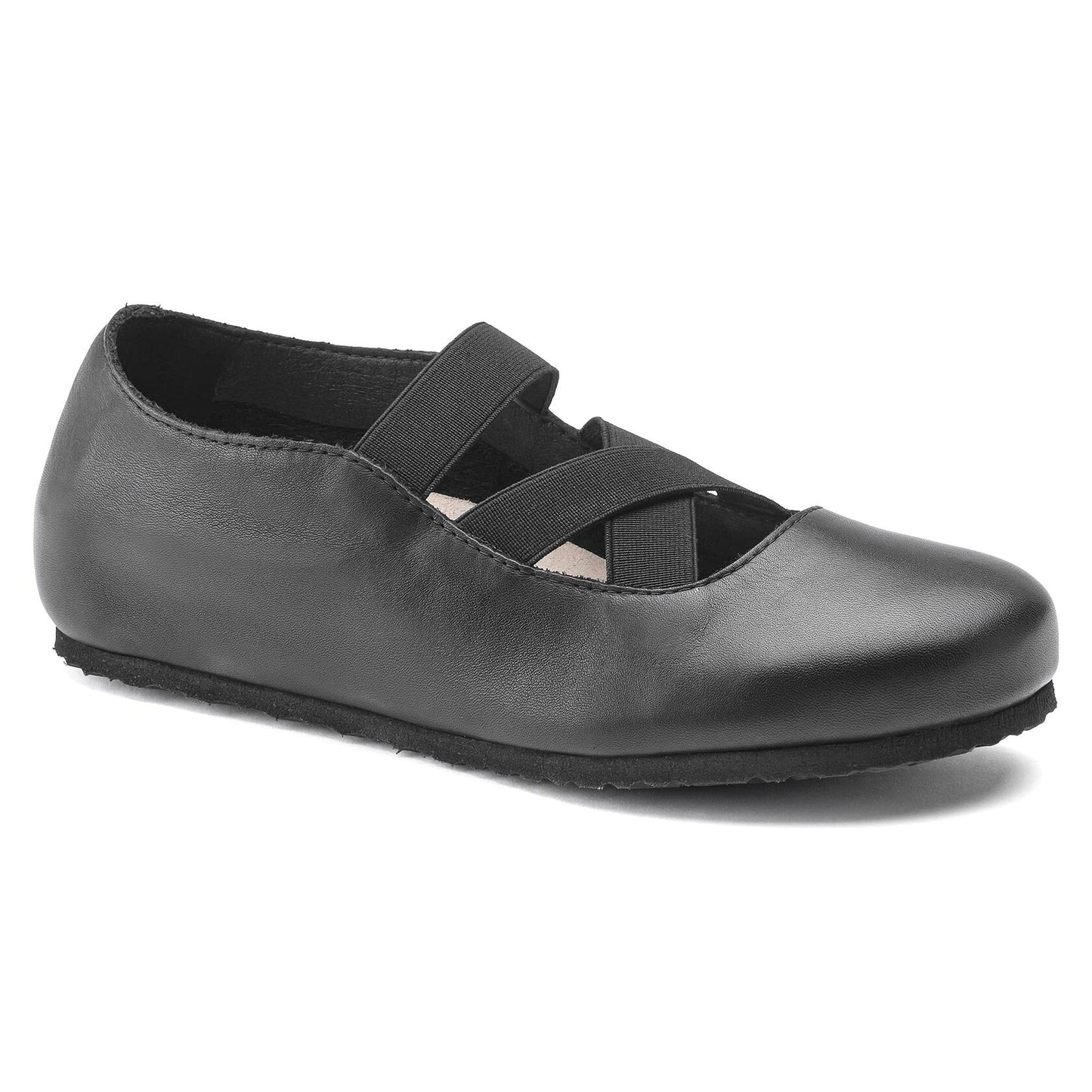 Birkenstock New Women's Santa Ana Ballet Flat Black Leather 36 N