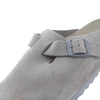 Birkenstock Boston Soft Footbed (Unisex) Stone Coin Suede EU 39 (US Men's 6-6.5, Women's 8-8.5) Regular