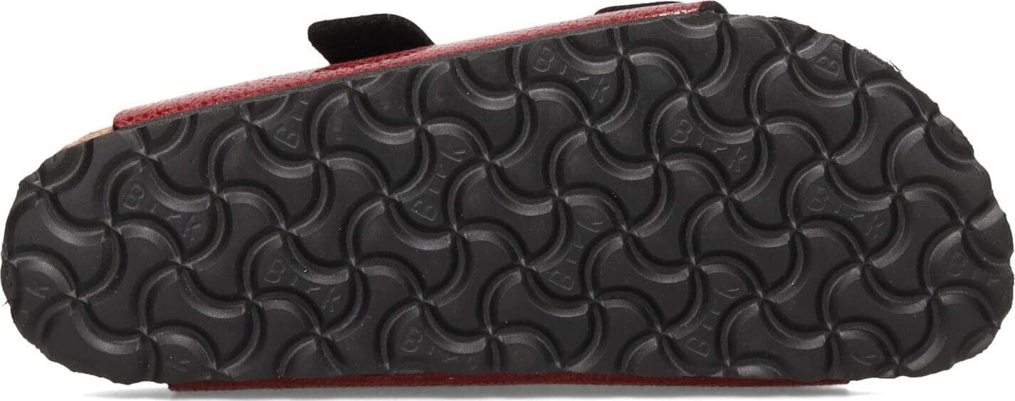 Birkenstock Women's, Arizona Birkoflor Slide Sandal - Narrow Width Maroon 37 M 6