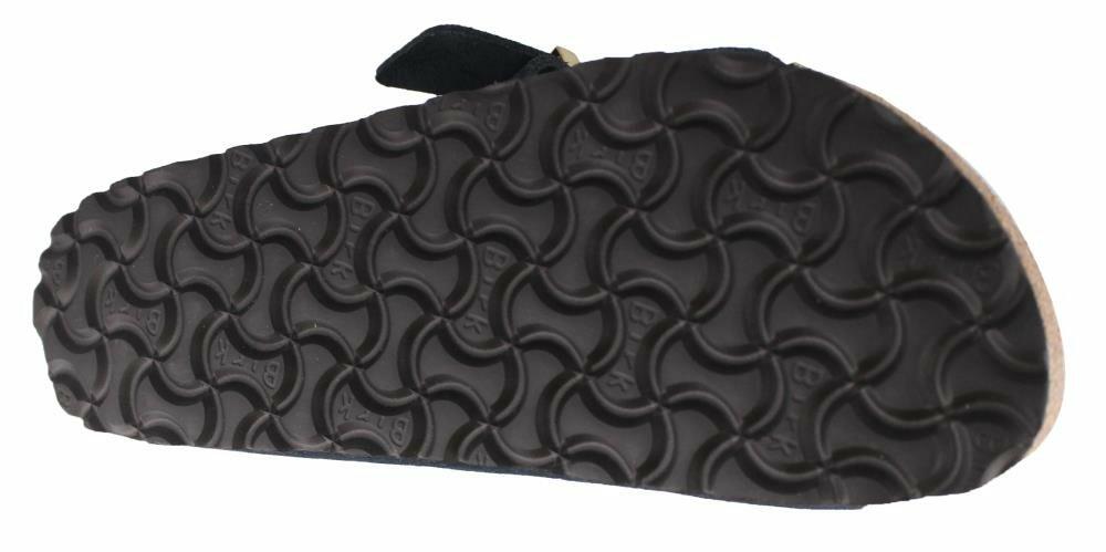 Birkenstock Unisex Arizona Navy Suede Sandals - 9-9.5 2A(N) US Women/7-7.5 2A(N) US Men