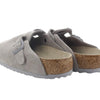 Birkenstock Boston Soft Footbed (Unisex) Stone Coin Suede EU 39 (US Men's 6-6.5, Women's 8-8.5) Regular