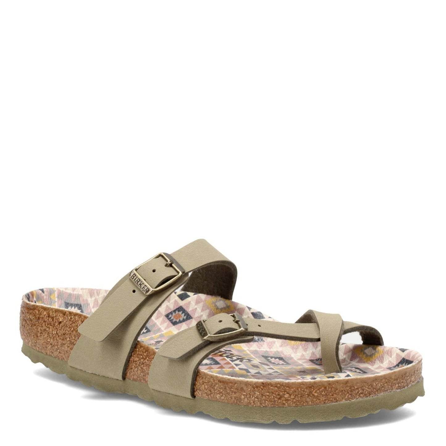 Birkenstock Mayari Vegan Ethno Sandal Khaki Birkibuc 37 R EU 6