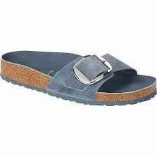 Birkenstock Womens Madrid Big Buckle Blue Oiled Leather 40 N EU