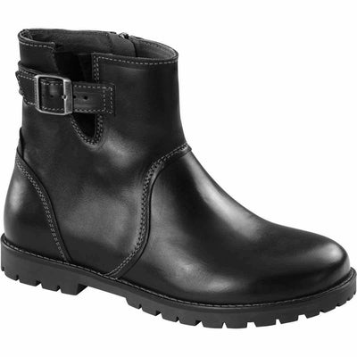 Birkenstock Stow Boots Black 39 EU (Women US 8-8.5