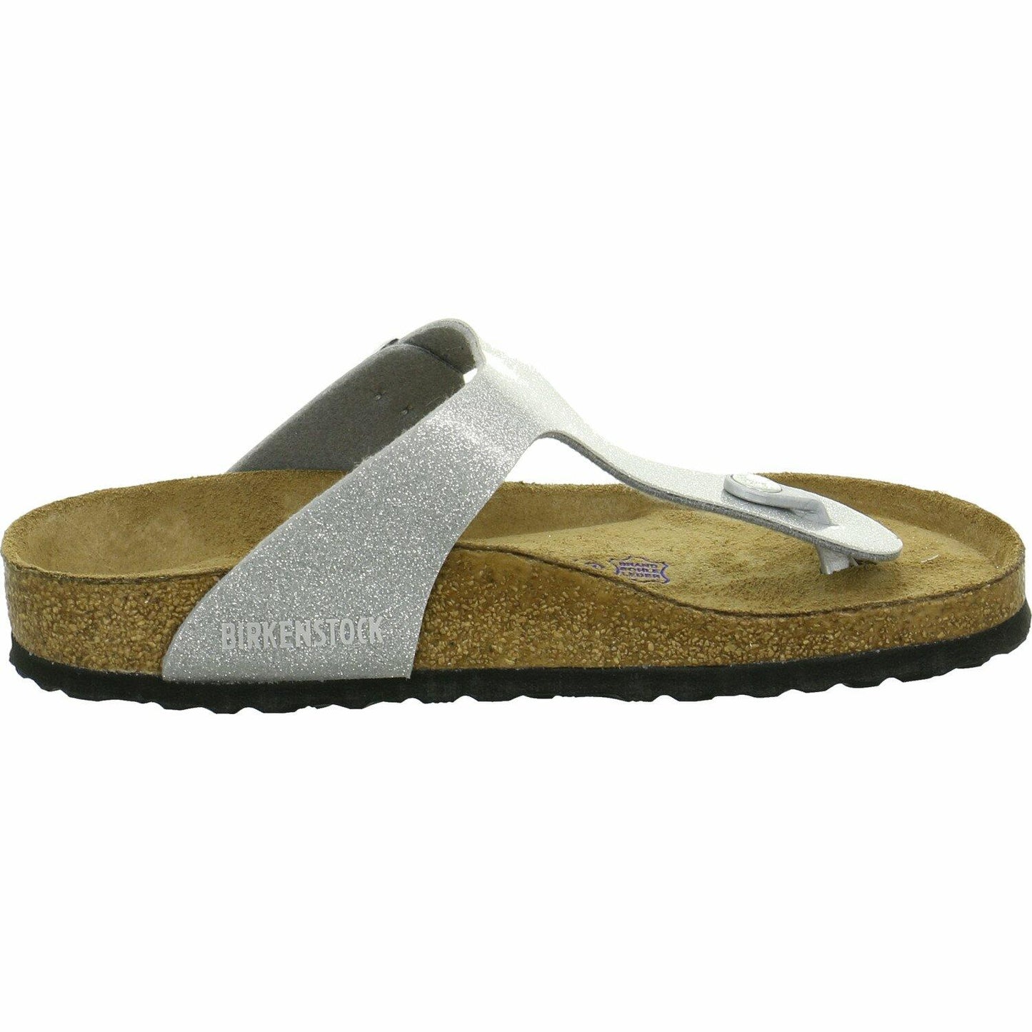 Birkenstock Womens Gizeh Magic Galaxy Beach Glitter Open Toe Sandals - Silver - 5