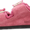 Birkenstock Arizona Shearling Suede Leather Narrow Women | Maroon (1020464) (7, Maroon)
