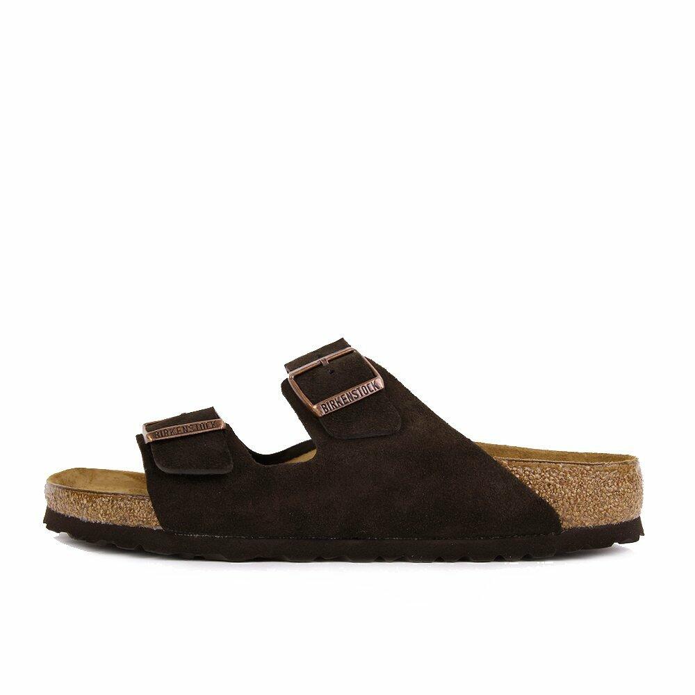 Birkenstock womens Arizona in Mocha from Leather Sandals 38.0 EU N