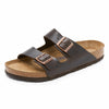 Birkenstock Unisex Arizona Soft Footbed Sandal, Brown Amalfi Leather, 40 M EU/9-9.5 B(M) US Women/7-7.5 B(M) US Men