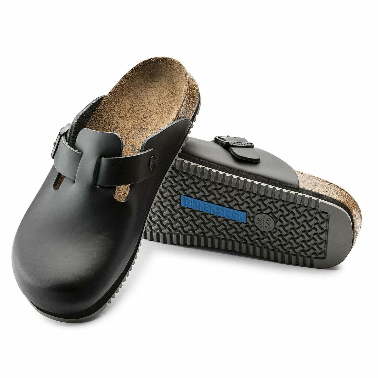 Birkenstock Boston Unisex-Adult Clogs, Black, 4.5 UK