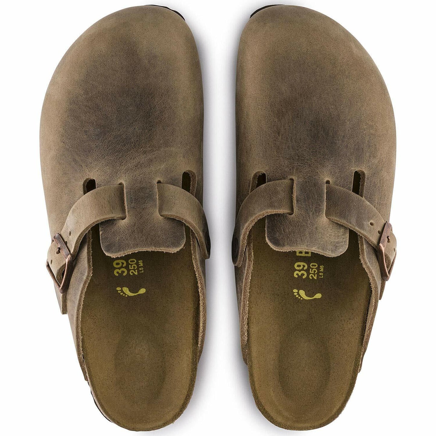 Birkenstock Clogs, Brown (Tabacco Brown), US 8-8.5 Unisex Little Kid
