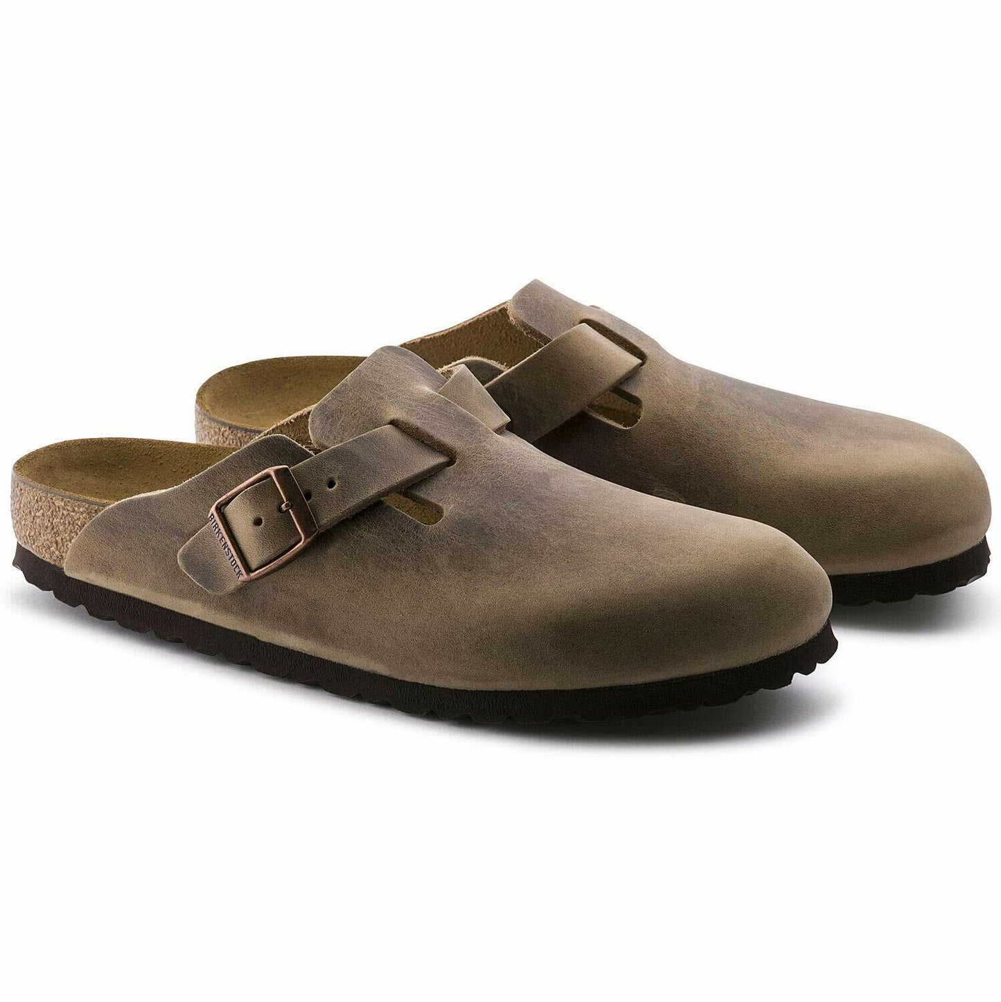 Birkenstock Clogs, Brown (Tabacco Brown), US 8-8.5 Unisex Little Kid