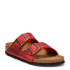 Birkenstock Women's, Arizona Soft Footbed Sandal - Narrow Width RED Oiled 37 M 6