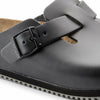 Birkenstock Boston Unisex-Adult Clogs, Black, 4.5 UK