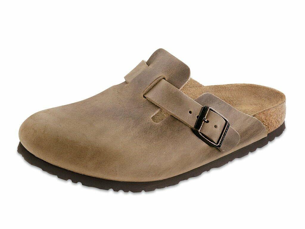 Birkenstock Clogs, Brown (Tabacco Brown), US 8-8.5 Unisex Little Kid