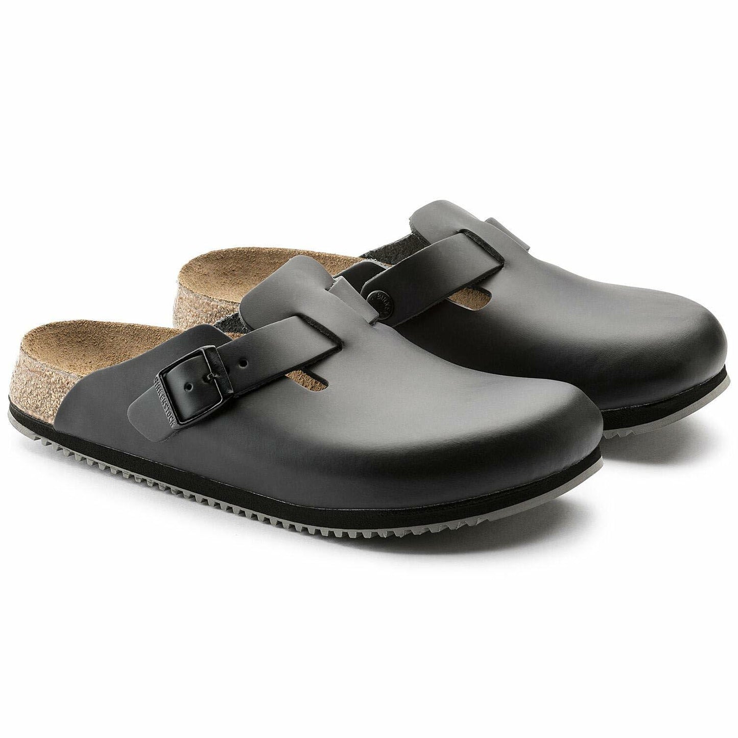Birkenstock Boston Unisex-Adult Clogs, Black, 4.5 UK