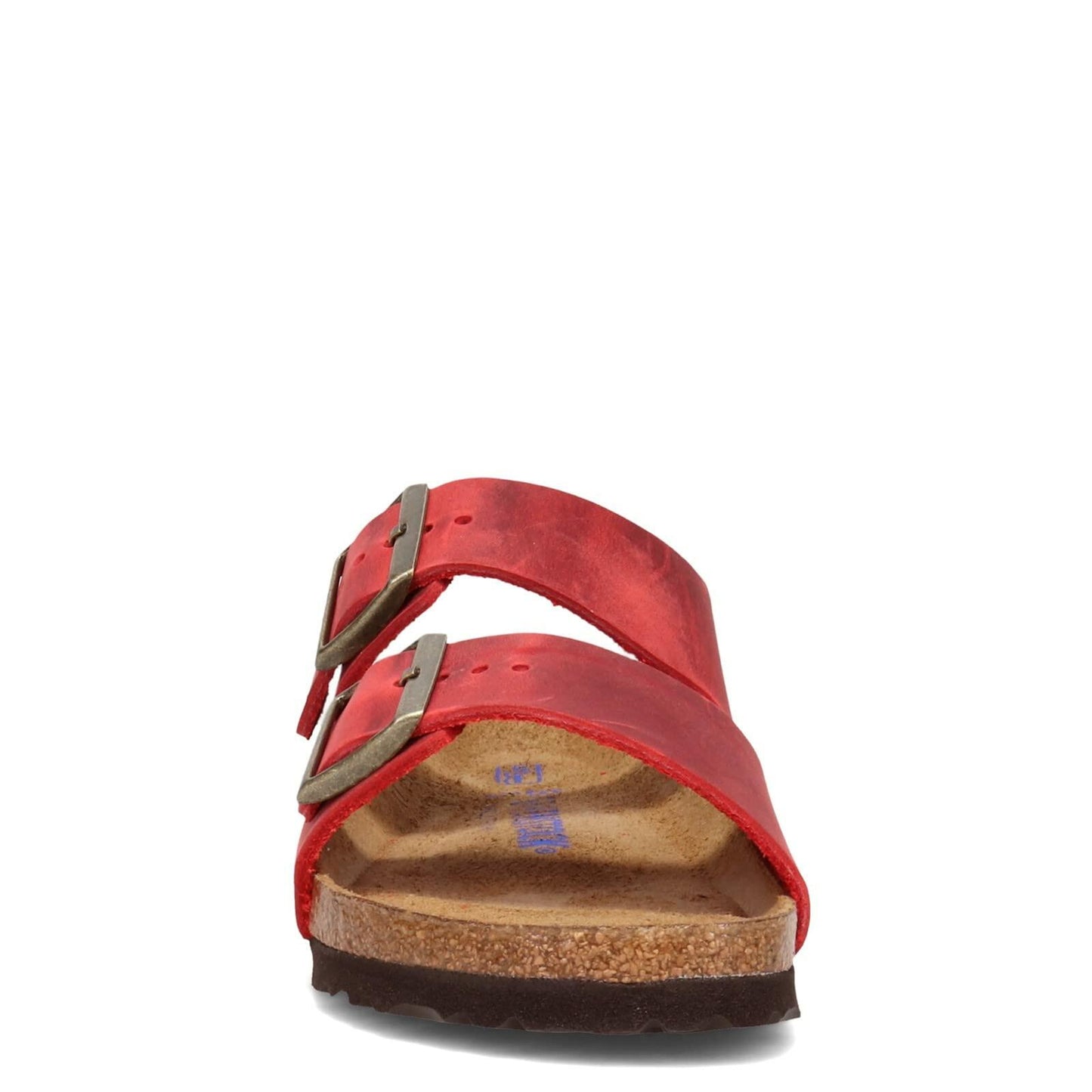 Birkenstock Women's, Arizona Soft Footbed Sandal - Narrow Width RED Oiled 37 M 6