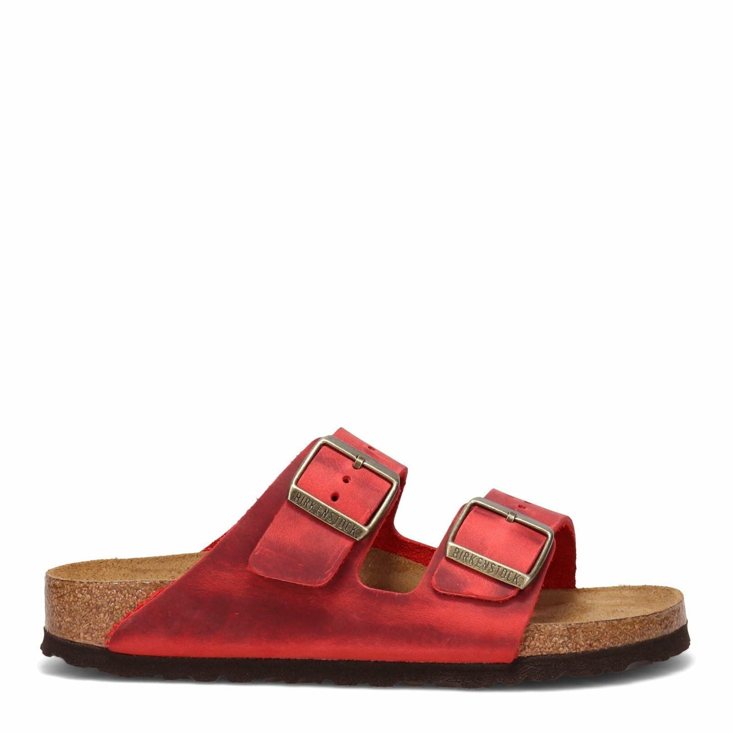 Birkenstock Women's, Arizona Soft Footbed Sandal - Narrow Width RED Oiled 37 M 6