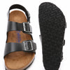 Birkenstock Unisex Milano SFB Flat, Black Amalfi Leather, 40 BR/7 M US