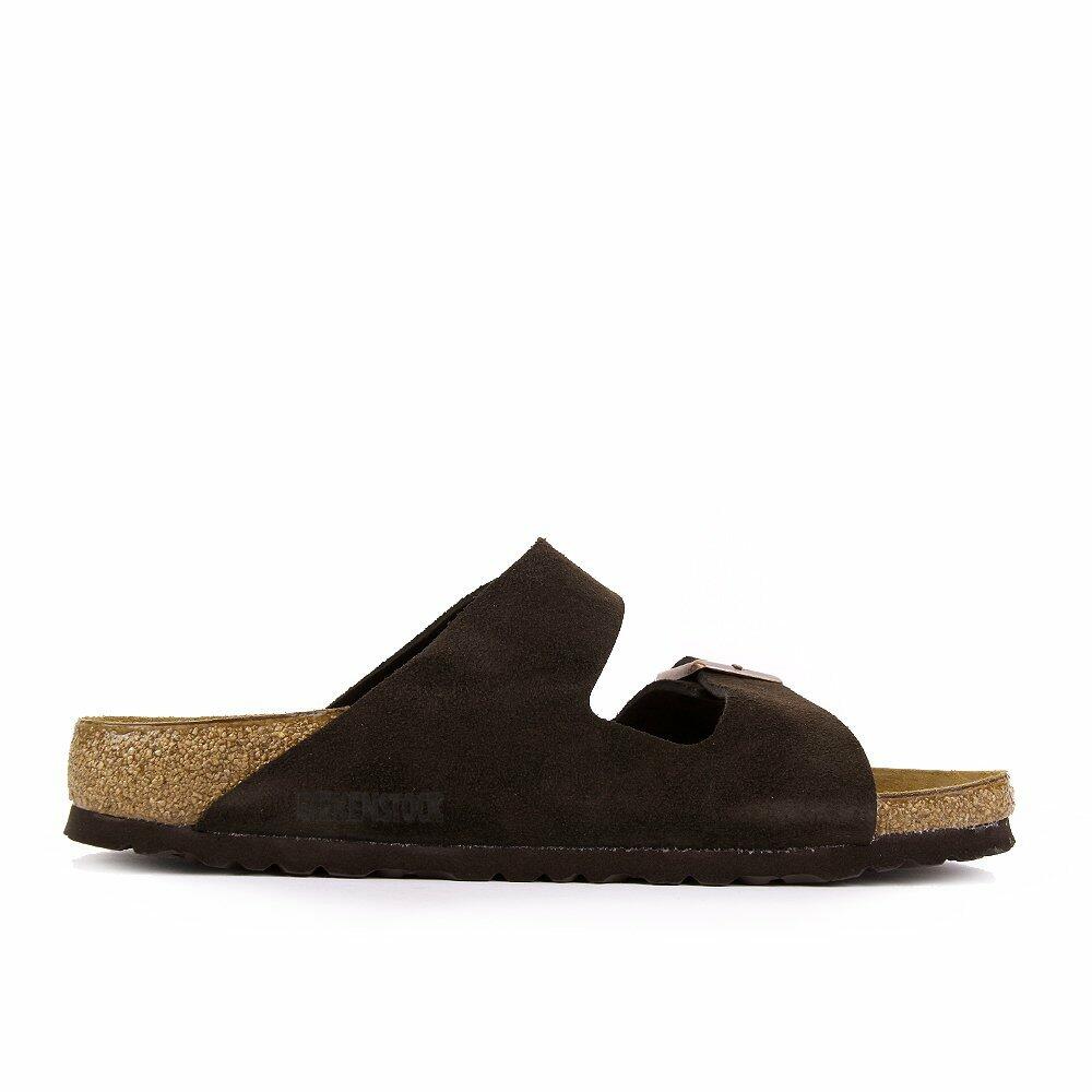 Birkenstock womens Arizona in Mocha from Leather Sandals 38.0 EU N